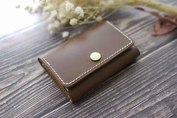 

Business card bag, card bag, novice's material bag, making semi-finished products by himself