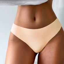 Bragas sin costuras para mujer, ropa interior Sexy con escote en V, bragas de talla grande, bragas brasileñas, lencería