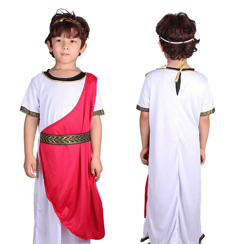 110-150cm Height Kids Prince Boy Halloween Costumes Prince Caesar