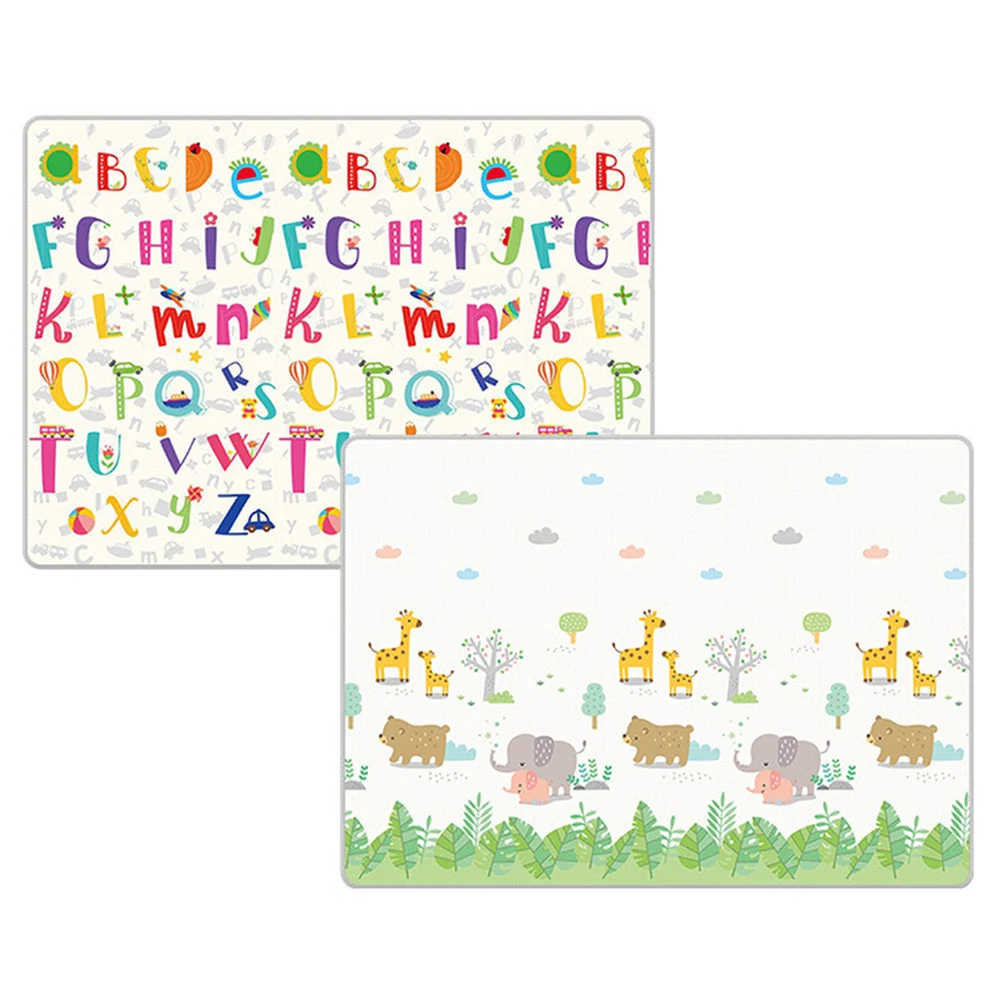 

Cartoon Crawling Mat Thickene Mats Double-Sided Foldable Puzzle Play Mat Infant Kids Game Pad XPE Floor game pad 200*180*1cm