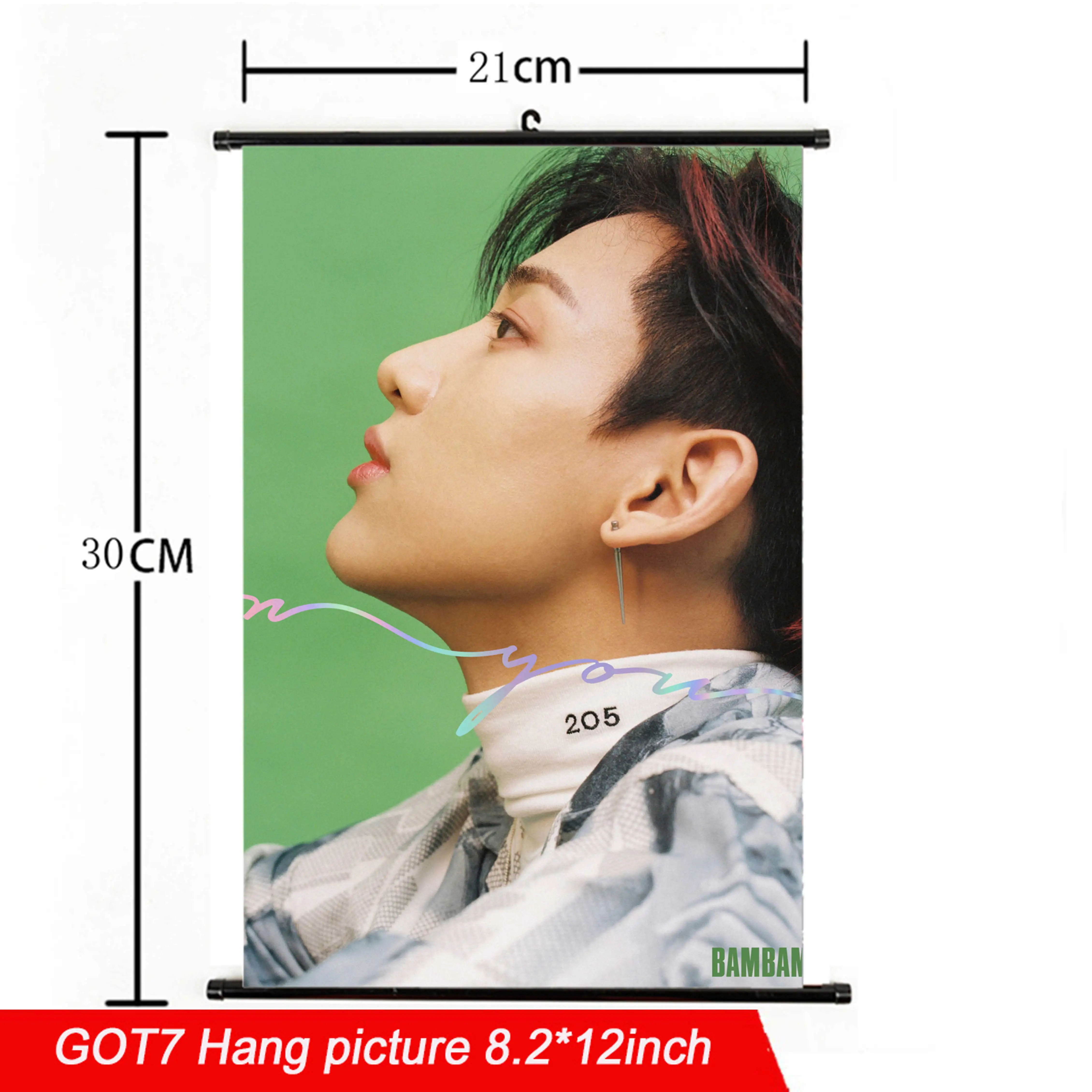 21*30 см Kpop GOT7 повесить плакат ткань высокого качества глаз на вас альбом kpop GOT7 повесить изображение фото плакат для поклонников Коллекция подарков