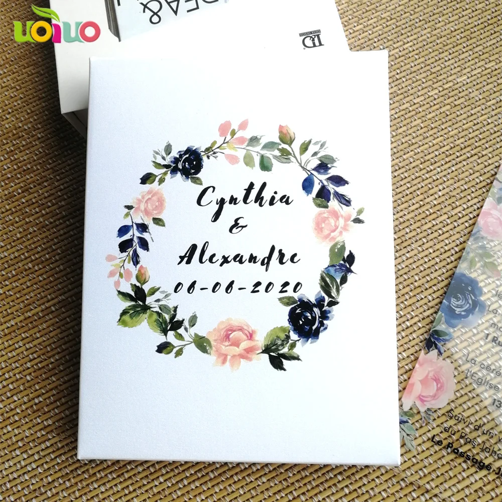  Acrylic wedding invitation custom wordings wedding invitation card with printed boxes - 4.00026E+12