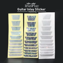 DIY Акустическая Электрогитара инкрустация Наклейка позиционирование имитация Abalone гриф наклейки на гриф наклейки детали гитары