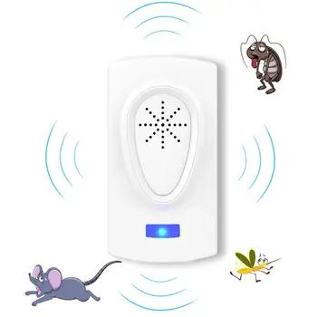 

Ultrasonic Mouse Cockroach Pest Repeller Insect Rats Spiders Rejector Anti Mosquito Killer Pest Control Device for House