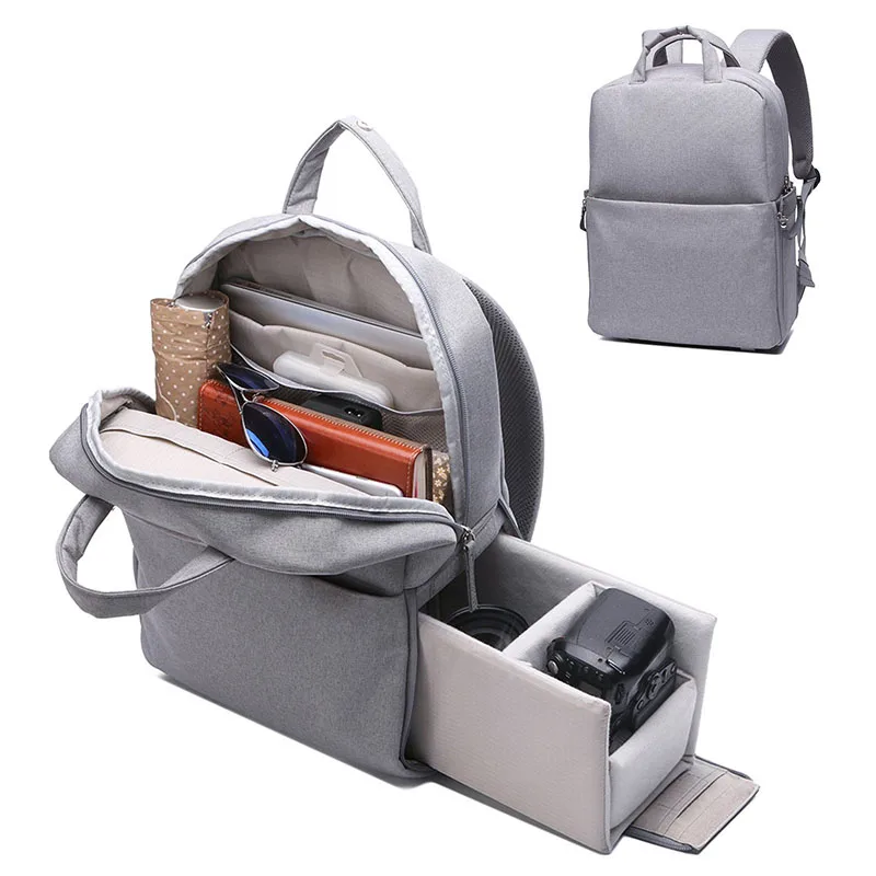HHYUKIMI рюкзак для камеры DSLR/SLR сумка для камеры дорожная Водонепроницаемая 14 дюймовая Сумка для планшета ноутбука для подростка модная школьная сумка