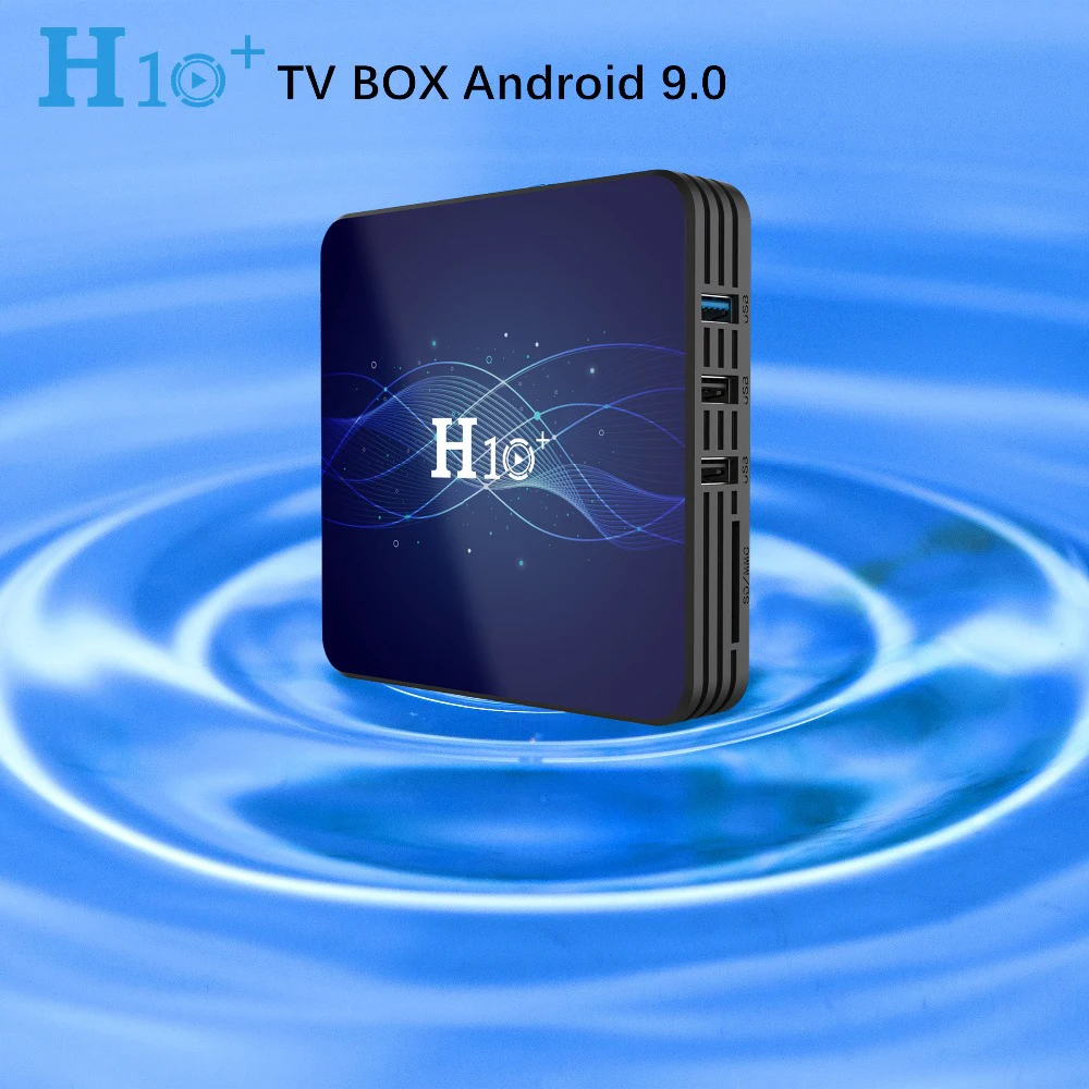 Двухдиапазонная ТВ-приставка H10 + Android 9 0 Wi-Fi Bluetooth 4 2 16G Hisilicon HI3798 светодиодный