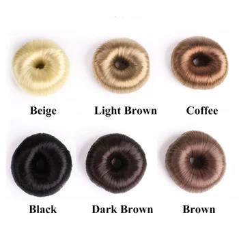 

New Hot Fashion Elegant Women Ladies Girls Magic Hair Donut Hair Ring Bun Maker Hair Styling Tools Accessories Wholesale