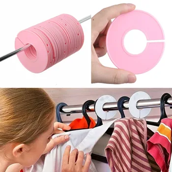

10 Pack DIY Clothing Size Dividers Round Hangers Rack Closet Dividers for Clothes Stores Home Blank Dividers Garment Size Tags
