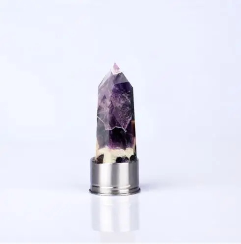 Натуральная кристаллическая каменная колонна кварца из различных материалов волшебная палочка заживляет энергетический Камень Точка стакана воды bottel орнамент заменить