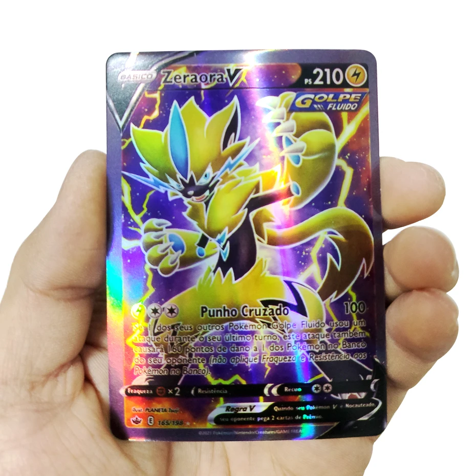 New Pokemon Cards in Portuguese TAG TEAM GX V VMAX Trainer Energy  Holographic Playing Cards Game Português Children Toy - AliExpress