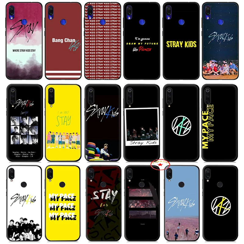 Детский мягкий чехол StrayKids K Pop для Xiaomi Mi A1 A2 A3 8 9 Se Lite 9T Pro Max 3 Mia1 Mia2 MiA3 Pocophone F1 |