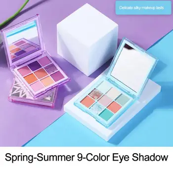 

New Arrival Charming Makeup Eyeshadow Palette 9 Color Matte Pearlescent Eye Shadow Pigment Makeup Cosmetics Eyeshadow TSLM1