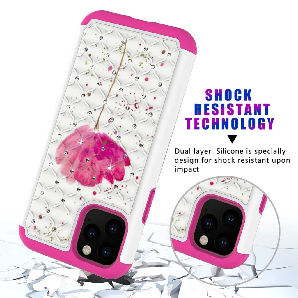 Dream Crystal Style Phone Case For iPhone 11Pro Max Dirt-resistant Slim Fashion Soft Cases Shockproof Dust-proof Phone Case