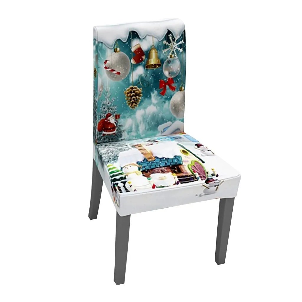 Christmas Tablecloth/Chair Cover Digital Printing Christmas Table Decoration
