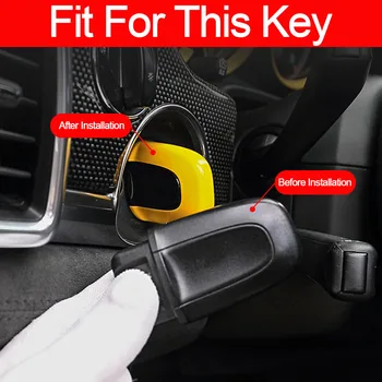 

Car Remote Key Case Fob Covers Set For Porsche Macan Cayenne Panamera key Pouch key Set keychain Remote Auto Decor Accessories
