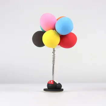 

Charming Auto Ornaments Multicolour Lovely Balloon Car Decoration Mini Console Dashboard Decoration Car Interior Supplies