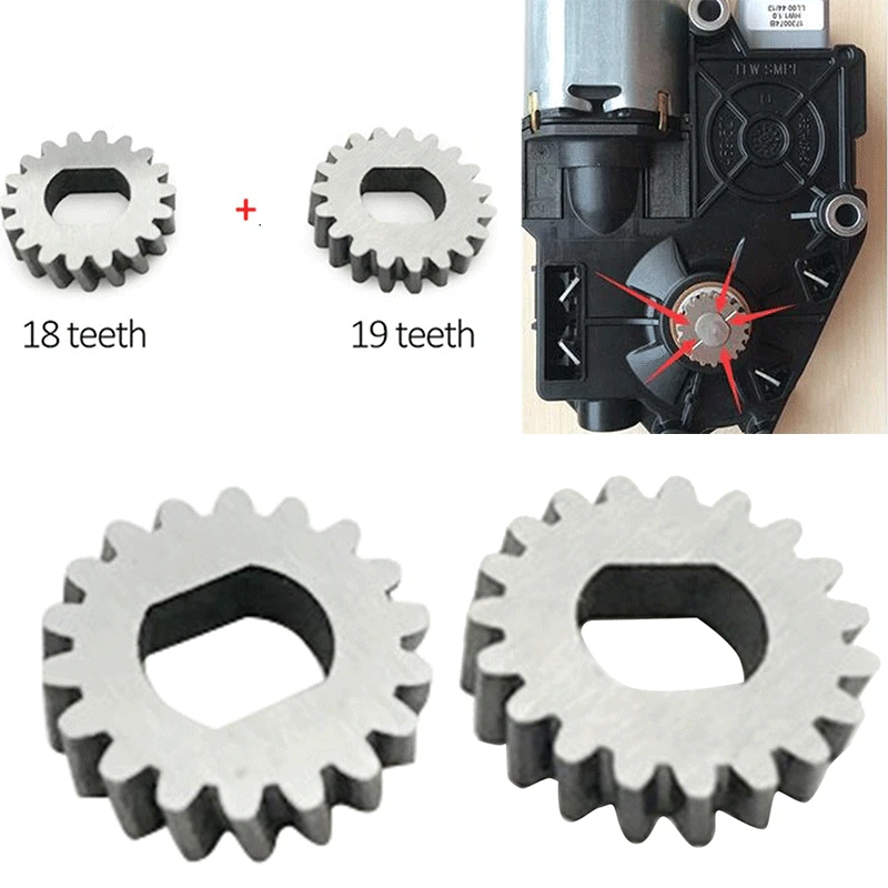 18/19 Teeth Sunroof Window Lifting Gear Motor System Replacement For