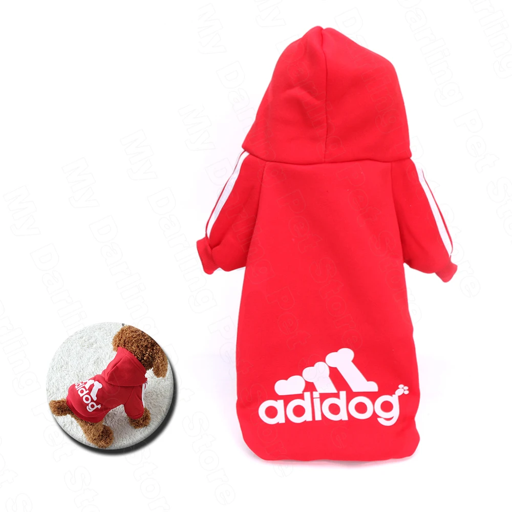 Red Dog Clothes Одежда для собак, худи для питомцев, зимнее теплое пальто для щенков, одежда для больших собак, Толстовка для больших и маленьких собак с овчаркой CL0001 - Цвет: Red Dog Clothes