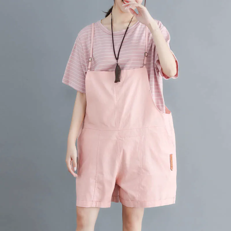 Летние женские брюки размера плюс, талия 140 см, бедра 150 см, 6XL 7XL 8XL 9XL, комбинезоны, штаны для женщин, черный, розовый цвет, комплект из двух предметов