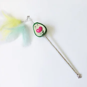 

Feather Stick Toy For Cats Kittens Interactive Cat Toy Pet With Bell Pet Toys Cat Supplies Play Game Pet Products