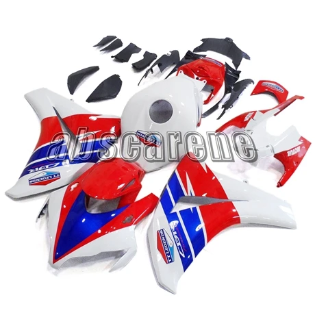 Полные Обтекатели для Honda CBR1000RR 2008 2010 2011 CBR 1000RR 08 10 11 впрыски ABS пластиковые мотоциклетные панели белого, синего и красного цвета