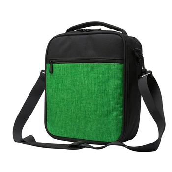 

Box Office Lunch Bag Fresh Portable Insulated Cooler Organizer Detachable Strap Outdoor Oxford Cloth Bento Pouch Food Storage