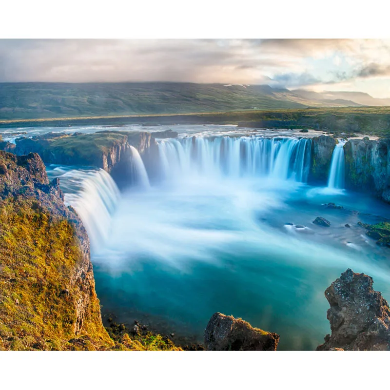 RA3203 40x50 см изображения пронумерованы природа пейзаж масляная живопись на холсте Ручная роспись Гора Фуджи для украшения стен - Цвет: RA3203