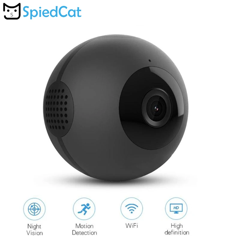 Мини Wifi IP P2P HD камера ночного видения камера с широкоградусным объективом Обнаружение движения Домашняя безопасность Спорт на открытом воздухе портативная видеокамера