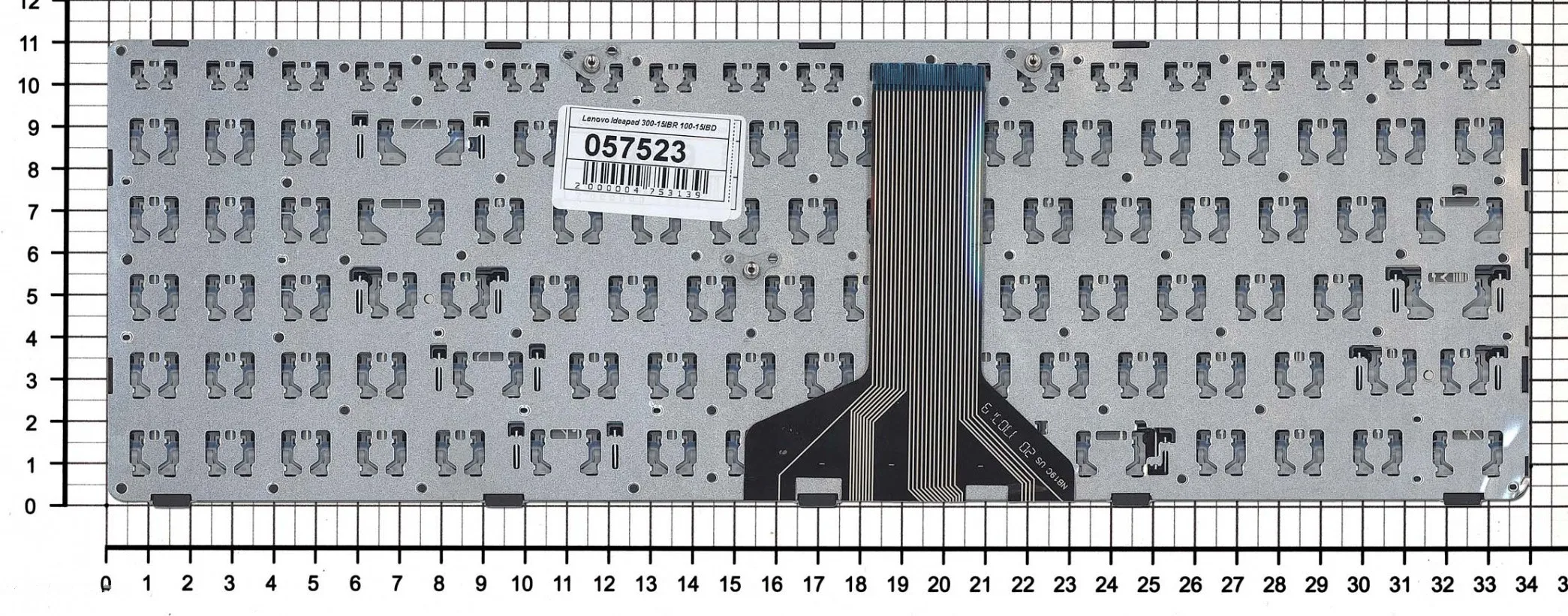 Tastiera Italiana QWERTY Per Lenovo IdeaPad 300 - Sostituzione Originale A Prezzo Conveniente - Foto 4