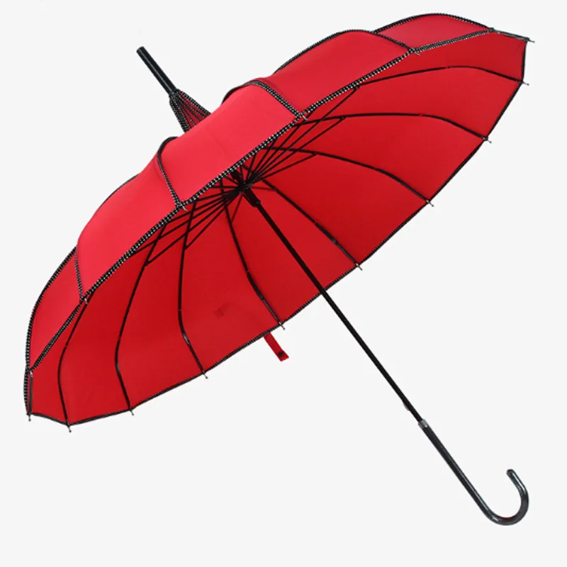 

Manufacturers Direct Selling Creative Straight Pole bao ta san Retro Automatic All-Weather Umbrella Sun-resistant Vinyl Advertis