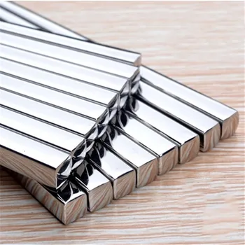

Food Grade Top 304 Stainless Steel Tableware Chopsticks Household Metal Alloy Chopsticks Tableware 1 Pair