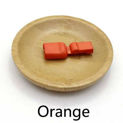 Orange Meetee 25/50 шт. 14X17 мм Цветной Пластик Весна хвост Зажим Туфли с ремешком и пряжкой регулируемая застежка фиксаторы уход за кожей лица маска замок для шнура DIY Швейные аксессуары - Цвет: Orange