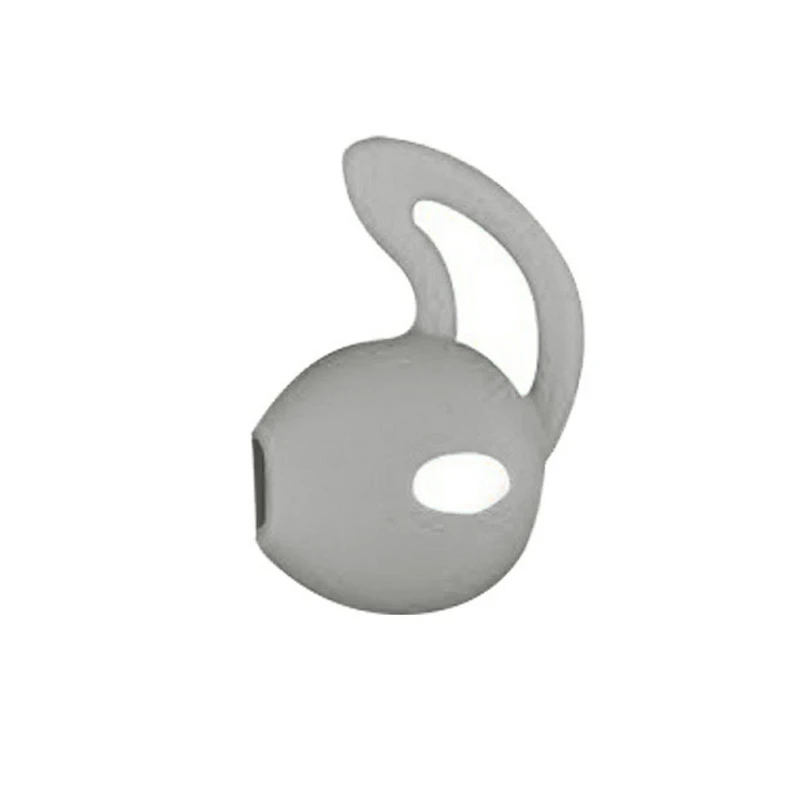 1 x Grey Right Многоцветная дополнительная Силиконовая Защитная крышка Беспроводная bluetooth-гарнитура Анти-потери наушники для Apple Airpods аксессуары - Цвет: 1 x Grey Right