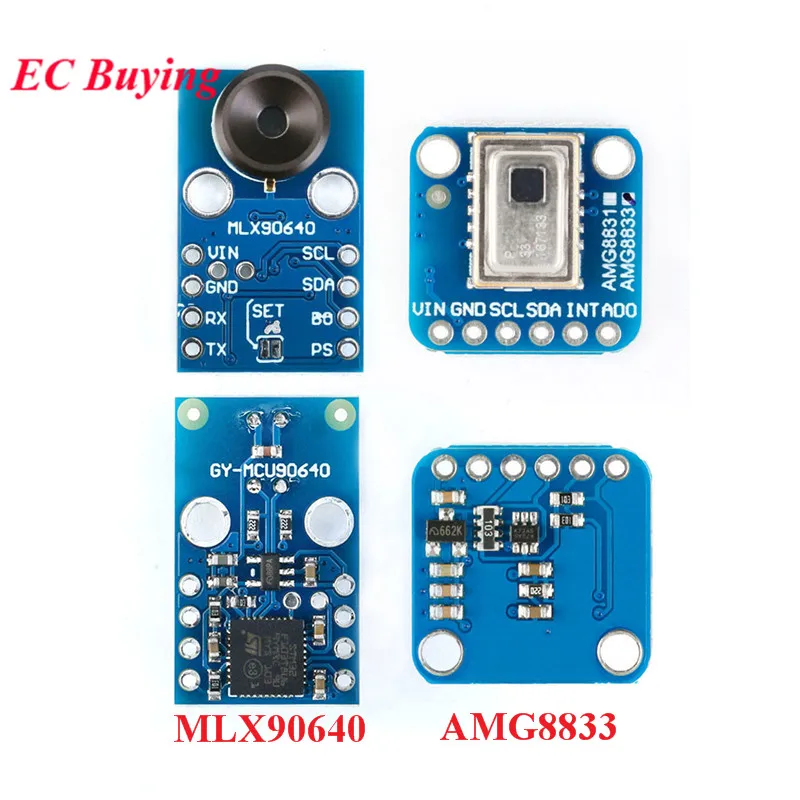 AMG8833 IR 8*8 MLX90640 32*24 тепловизор матричный датчик температуры модуль 8x8 32x24