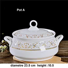 

Just Pot Heads jingdezhen ceramics chinese dishes dish set посуда Soup Bowl Salad Noodles Bowl Plate Dinnerware Sets Tableware