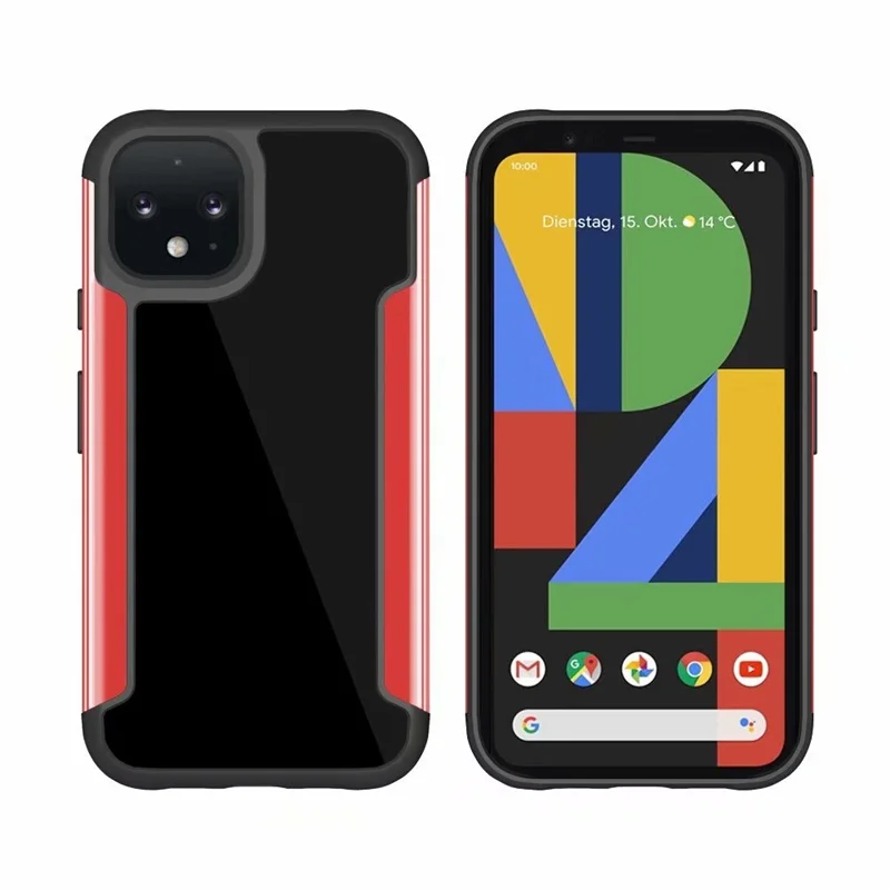 Чехол для Google Pixel 4 Чехол Pixel 4 XL чехол Высококачественный Металлический бампер прозрачный противоударный чехол для Google Pixel 4 XL чехол