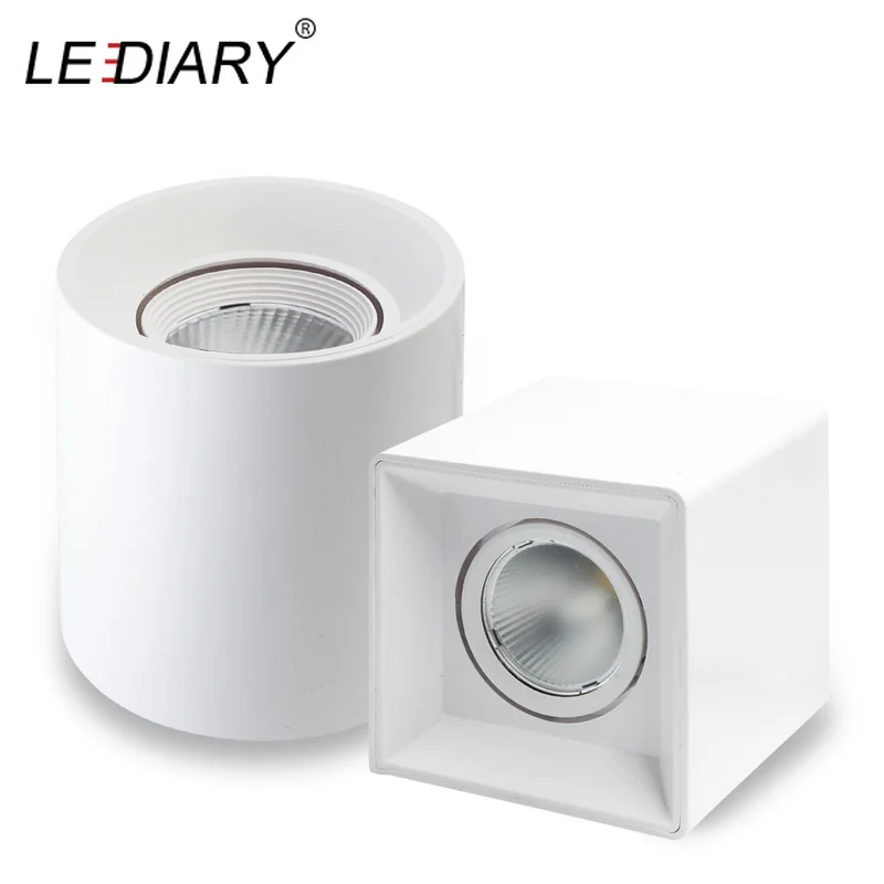 LEDIARY MR16 GU10 Surface Mounted Ceiling Cover Frame Frosted Plastic Recessed Downlight Wholesale Price Lighting Fixtures LEDIARY MR16 GU10 Surface Mounted Ceiling Cover Frame Frosted Plastic Recessed Downlight Wholesale Price Lighting Fixtures