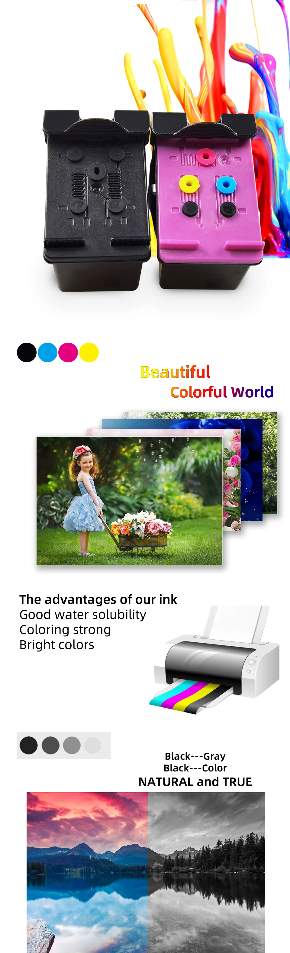 海外から輸入 For Compatible 304xl Hp 2630 2620 Envy Cartridge Ink 304 プリンタアクセサリ