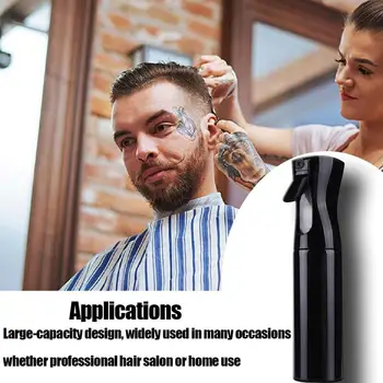 

300 ML High Quality Salon Barber Water Refillable Clear Material Spray Water PET Bottle Cosmetic Hair Hairdresser Tools L9C7