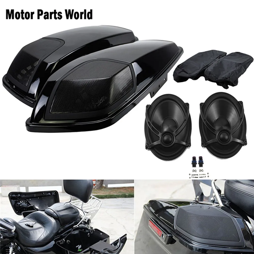 Motorcycle Saddlebag Lids With 5