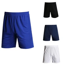 Shorts Football Running-Training Solid Men Athletic Elastic-Waist Gym Fitness Jogging