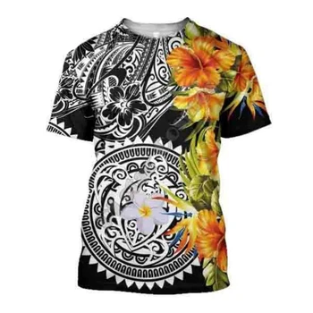 

3D Printed T Shirts Kanaka Polynesian Tribal country culture Harajuku Streetwear Native women men Funny Tshirts Short sleeve 04