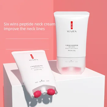 

New Six Peptide Roll Ball Neck Cream Moisturizing Smooth Fine Lines Anti-aging Firming Neck Cream Good Use P9