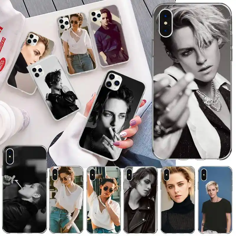 Yjzfdyrm Kristen Stewart Smoking Mv Black Cell Phone Case For Iphone 11 Pro Xs Max 8 7 6 6s Plus X 5s Se Xr Cover Phone Case Covers Aliexpress