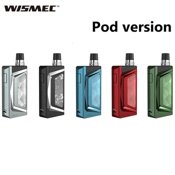 

Original Wismec PREVA kit with 1050mAh Battery 3ml Pod Cartridge Tank Fit WR01 Mesh Coil Electronic Cigarette Vape Vaporizer