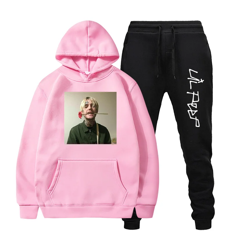 RIP Lil/свитер с открытым носком; спортивные костюмы для женщин и мужчин; Cry Baby Love Lil. Peep Sudaderas; уличная одежда; комплект из 2 предметов; мужские и женские толстовки с капюшоном