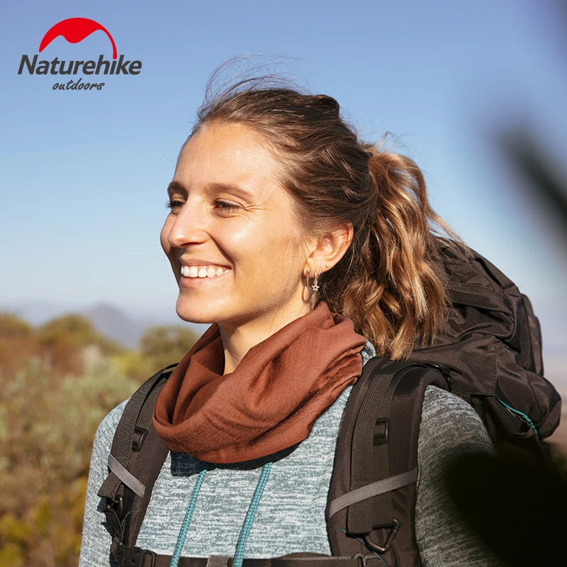 Теплая водолазка Naturehike из мериносовой шерсти для активного отдыха езды на