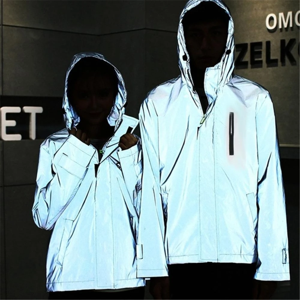 reflective jacket running mens