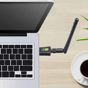 

600M Home WIFI PC Wireless Network Adapter Dual Band Office Laptop With Antenna Music Plug And Play Gaming Universal Desktop