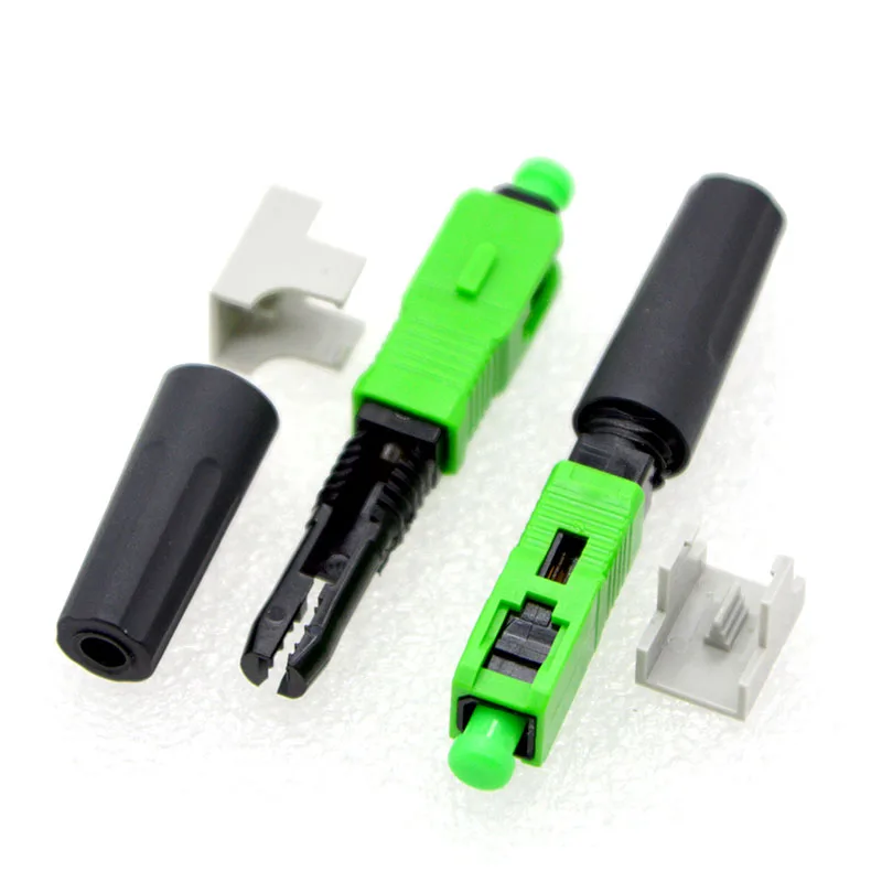 GONGFENG 100pcs NEW Optical Fiber Fast Connector SC/UPC/APC FTTH Embedded Fiber Optical Quick Connector Special Free Shipping